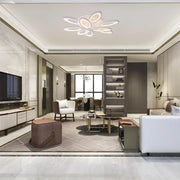 LED Chandelier with remote control SUNFLOWER 98W, 9 Elements, Cold/Warm/Neutral light, Dimmable, White LED Chandeliers with Remote Control Default Title Alessandro Design