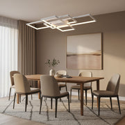 LED Chandelier with remote control LANDEN 84W, 3 Elements, Cold/Warm/Neutral light, Dimmable, White LED Chandeliers with Remote Control Default Title Alessandro Design
