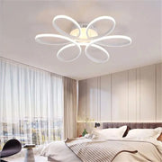 LED chandelier with remote control AYDA 116W, Wavy, Cold/Warm/Neutral light, Dimmable, White LED chandelier with remote control Default Title Alessandro Design