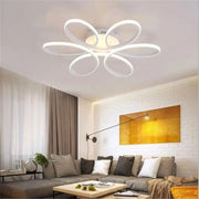 LED chandelier with remote control AYDA 116W, Wavy, Cold/Warm/Neutral light, Dimmable, White LED chandelier with remote control Default Title Alessandro Design