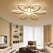 LED chandelier with remote control AYDA 116W, Wavy, Cold/Warm/Neutral light, Dimmable, White LED chandelier with remote control Default Title Alessandro Design