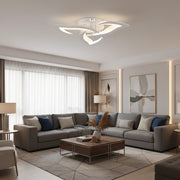 LED chandelier with remote control LOTUS 32W, 3 Petals, Cold/Warm/Neutral light, Dimmable, White LED chandelier with remote control Default Title Alessandro Design