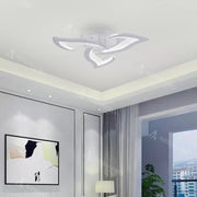 LED chandelier with remote control LOTUS 32W, 3 Petals, Cold/Warm/Neutral light, Dimmable, White LED chandelier with remote control Default Title Alessandro Design