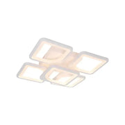 LED chandelier with remote control FELY 80W, 5 Squares, Cold/Warm/Neutral light, Dimmable, White LED chandelier with remote control Default Title Alessandro Design