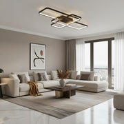 IANUSIS LED Chandelier with remote control 95W, 3 Elements, Cold/Warm/Neutral light, Dimmable, Black LED Chandeliers with Remote Control Default Title Alessandro Design