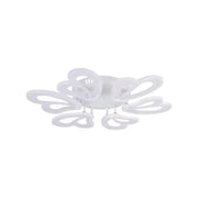 LED chandelier with remote control BLOSSOM 78W, 6 Petals, Diameter 60cm, Cold/Warm/Neutral light, Dimmable, White LED chandelier with remote control Default Title Alessandro Design