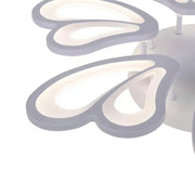 LED chandelier with remote control BLOSSOM 78W, 6 Petals, Diameter 60cm, Cold/Warm/Neutral light, Dimmable, White LED chandelier with remote control Default Title Alessandro Design