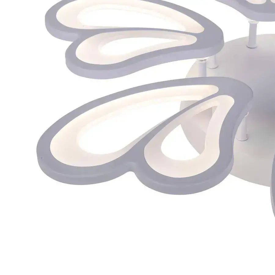 LED chandelier with remote control BLOSSOM 78W, 6 Petals, Diameter 60cm, Cold/Warm/Neutral light, Dimmable, White LED chandelier with remote control Default Title Alessandro Design