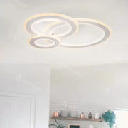 KYLIE LED Chandelier 77W, 3 Circles, Cold/Warm/Neutral light, White