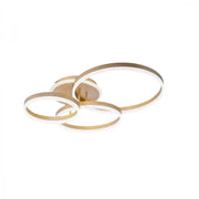 LED Chandelier with remote control LYRA 100W, 3 Circles, Cold/Warm/Neutral light, Dimmable, Brushed Gold LED Chandeliers with Remote Control Default Title Alessandro Design
