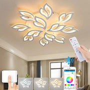 LED chandelier with remote control LILY 147W, 12 Elements, Cold/Warm/Neutral light, Dimmable, White LED chandelier with remote control Default Title Alessandro Design