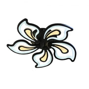 LED Chandelier with remote control GLORIOSA 150W, 5 Petals, Cold/Warm/Neutral light, Dimmable, Black LED Chandeliers with Remote Control Default Title Alessandro Design