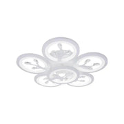 LED chandelier with remote control and crystal DAISY 78W, 6 Elements, Cold/Warm/Neutral light, Dimmable, White LED chandelier with remote control Default Title Alessandro Design