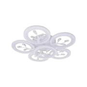 LED chandelier with remote control and crystal DAISY 78W, 6 Elements, Cold/Warm/Neutral light, Dimmable, White LED chandelier with remote control Default Title Alessandro Design
