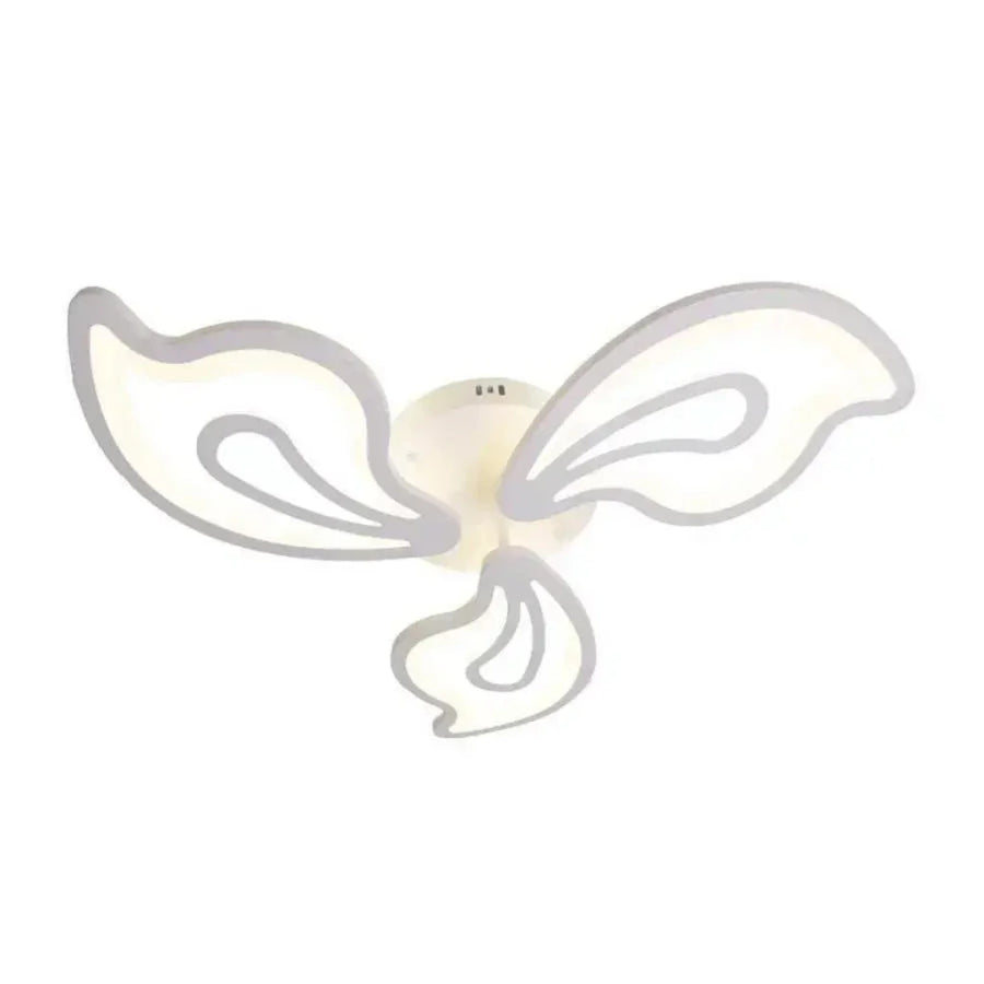LED chandelier with remote control GLORIOSA 40W, 3 Petals, Cold/Warm/Neutral light, Dimmable, White LED chandelier with remote control Default Title Alessandro Design