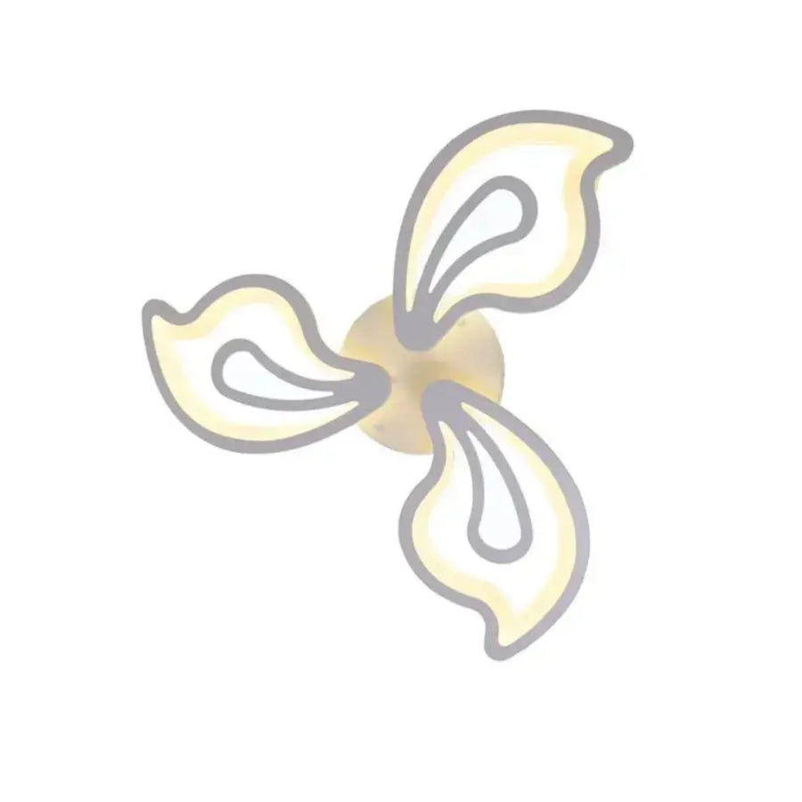 LED chandelier with remote control GLORIOSA 40W, 3 Petals, Cold/Warm/Neutral light, Dimmable, White LED chandelier with remote control Default Title Alessandro Design