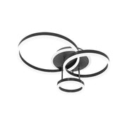 LED Chandelier with remote control LYRA 100W, 3 Circles, Cold/Warm/Neutral light, Dimmable, Black LED Chandeliers with Remote Control Default Title Alessandro Design