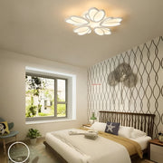 LED chandelier with remote control TULIP 81W, 5 Petals, Cold/Warm/Neutral light, Dimmable, White LED chandelier with remote control Default Title Alessandro Design