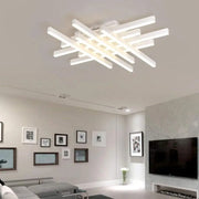 LED chandelier with remote control MORA 160W, 8 Elements, Linear, Cold/Warm/Neutral light, Dimmable, White LED chandelier with remote control Default Title Alessandro Design
