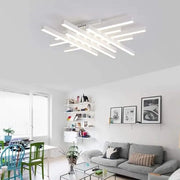 LED chandelier with remote control MORA 160W, 8 Elements, Linear, Cold/Warm/Neutral light, Dimmable, White LED chandelier with remote control Default Title Alessandro Design