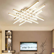 LED chandelier with remote control MORA 160W, 8 Elements, Linear, Cold/Warm/Neutral light, Dimmable, White LED chandelier with remote control Default Title Alessandro Design