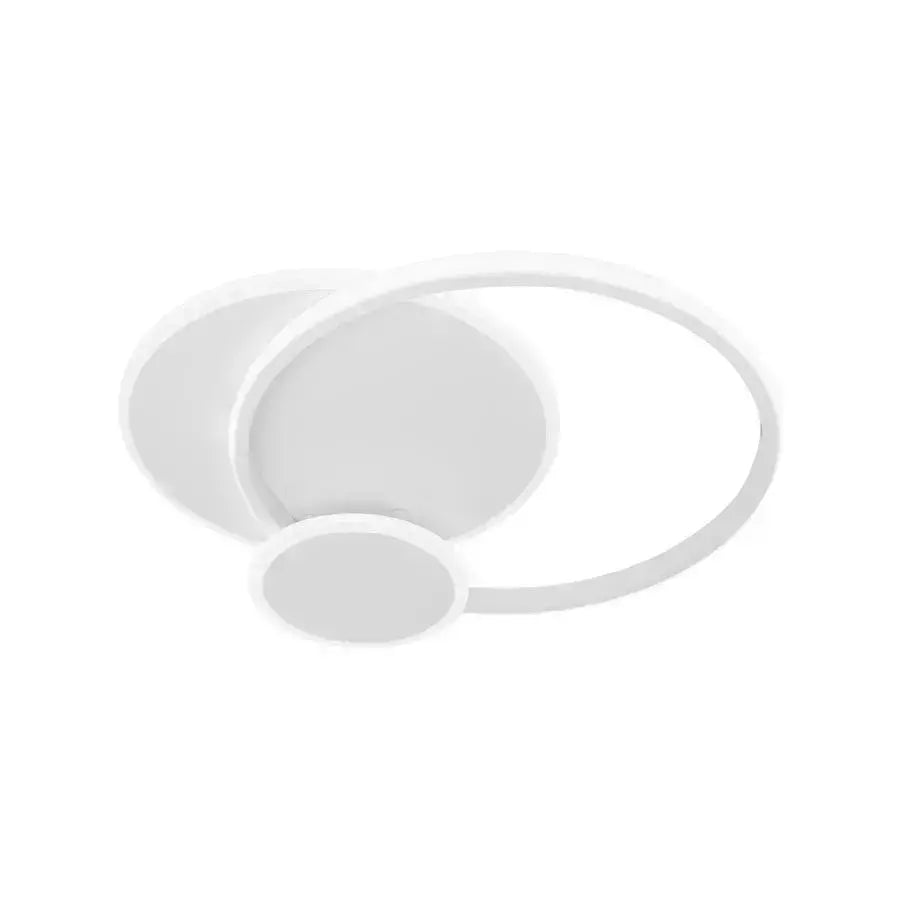 LED chandelier with remote control SILVIAN, 58W, 3 Circles, Cold/Warm/Neutral light, Dimmable, White LED chandelier with remote control Default Title Alessandro Design