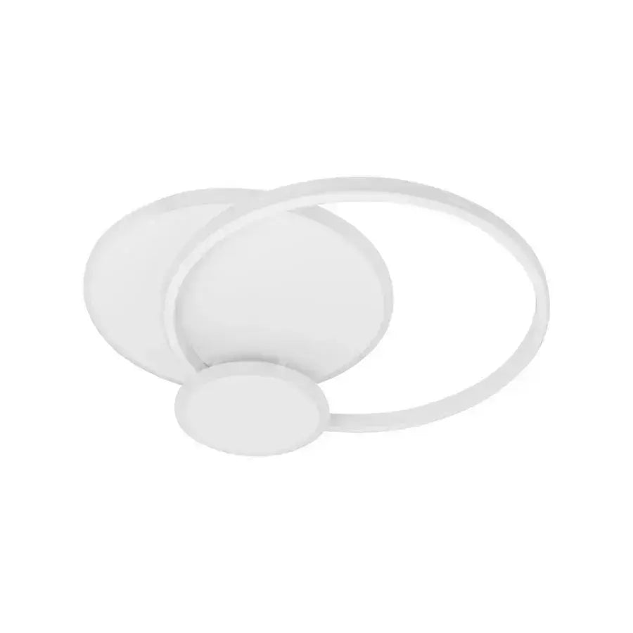 LED chandelier with remote control SILVIAN, 58W, 3 Circles, Cold/Warm/Neutral light, Dimmable, White LED chandelier with remote control Default Title Alessandro Design