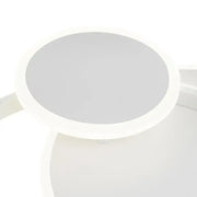 LED chandelier with remote control SILVIAN, 58W, 3 Circles, Cold/Warm/Neutral light, Dimmable, White LED chandelier with remote control Default Title Alessandro Design