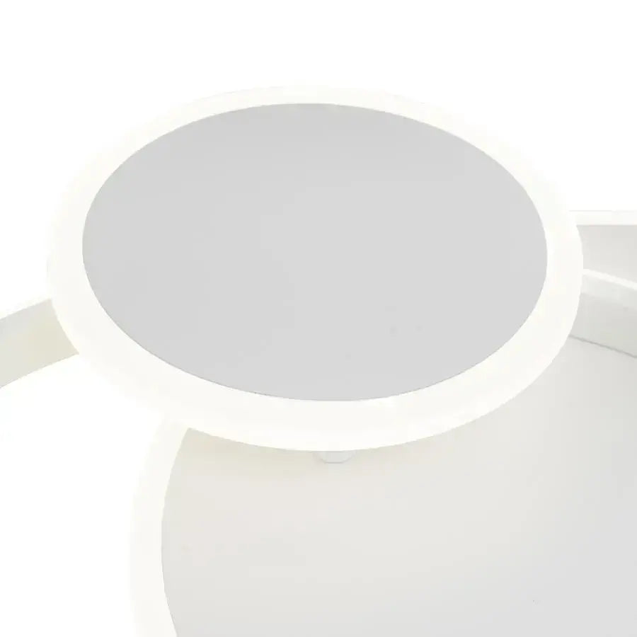 LED chandelier with remote control SILVIAN, 58W, 3 Circles, Cold/Warm/Neutral light, Dimmable, White LED chandelier with remote control Default Title Alessandro Design