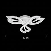 LED chandelier with remote control LILY 40W, 3 Elements, Cold/Warm/Neutral light, Dimmable, White LED chandelier with remote control Default Title Alessandro Design