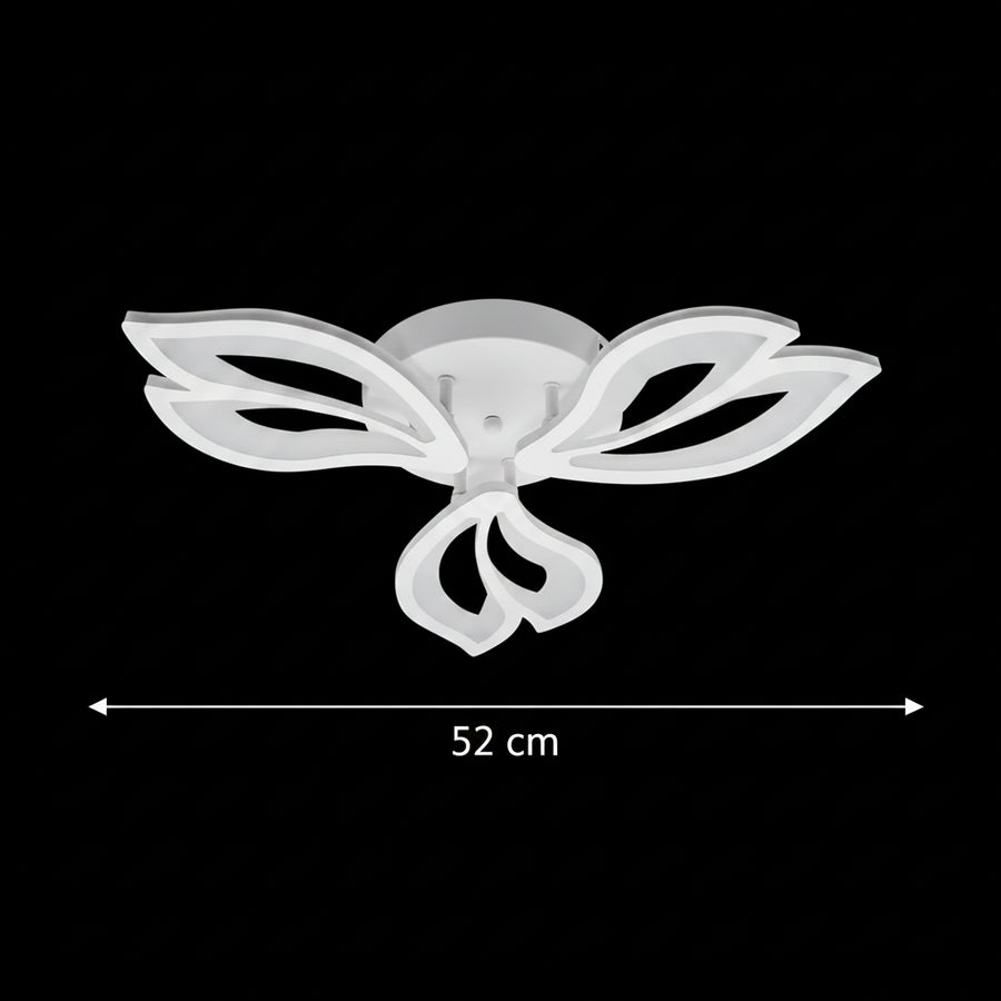 LED chandelier with remote control LILY 40W, 3 Elements, Cold/Warm/Neutral light, Dimmable, White LED chandelier with remote control Default Title Alessandro Design
