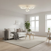 LED chandelier with remote control LILY 40W, 3 Elements, Cold/Warm/Neutral light, Dimmable, White LED chandelier with remote control Default Title Alessandro Design