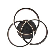 LED Chandelier with remote control VECTOR VORTEX 96W, 3 Elements, Cold/Warm/Neutral light, Dimmable, Black LED Chandeliers with Remote Control Default Title Alessandro Design