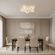 LED chandelier with remote control JASMINE 66W, 5 Petals, Cold/Warm/Neutral light, Dimmable, White LED chandelier with remote control Default Title Alessandro Design