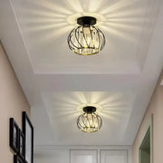 Monica Chandelier, 1 X E27, Ø 16 cm, Black, Metal / Glass Classic Chandeliers Default Title Alessandro Design