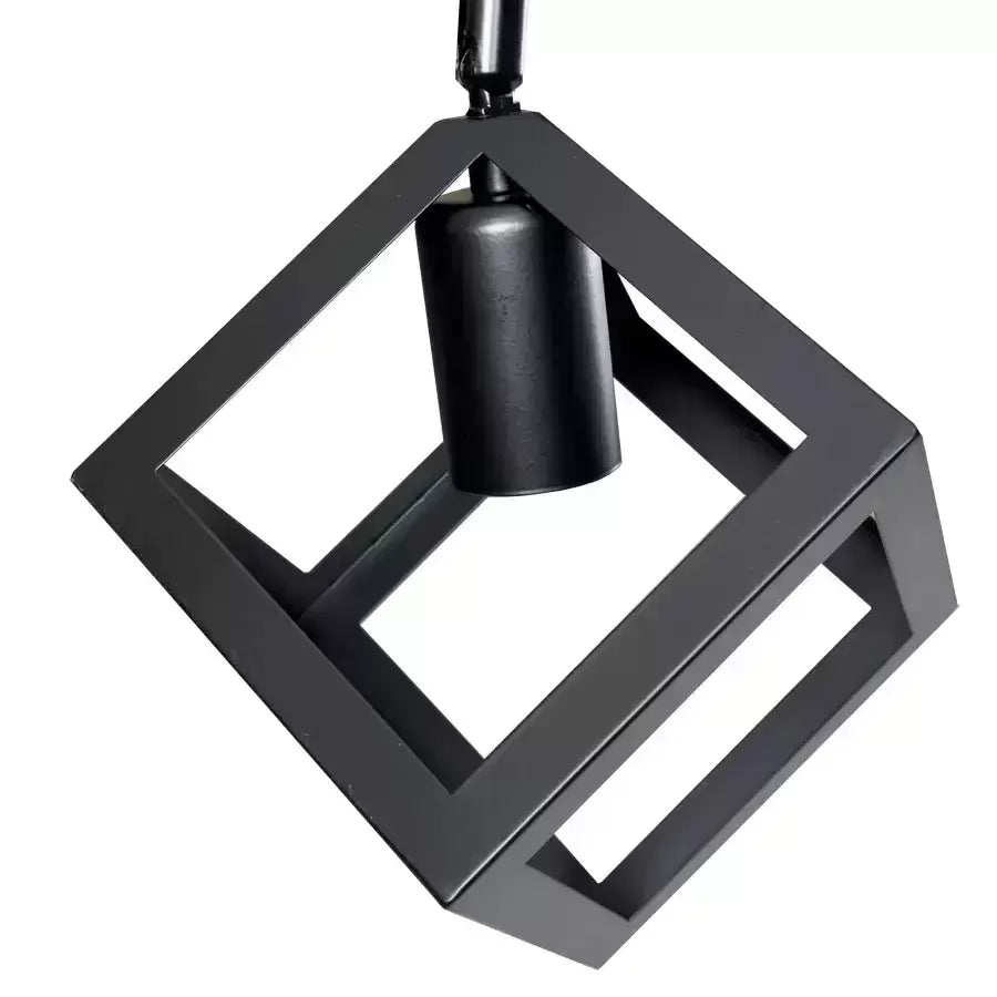 Chandelier FORMA CUB -STRUKTUR Trio, 3xE27, Black, Metal Industrial Chandeliers Default Title Alessandro Design