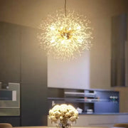 Schönbrunn Crystal Chandelier, 6x G9, Diameter 40cm, Glossy Gold, Adjustable Height Modern Chandeliers Default Title Alessandro Design