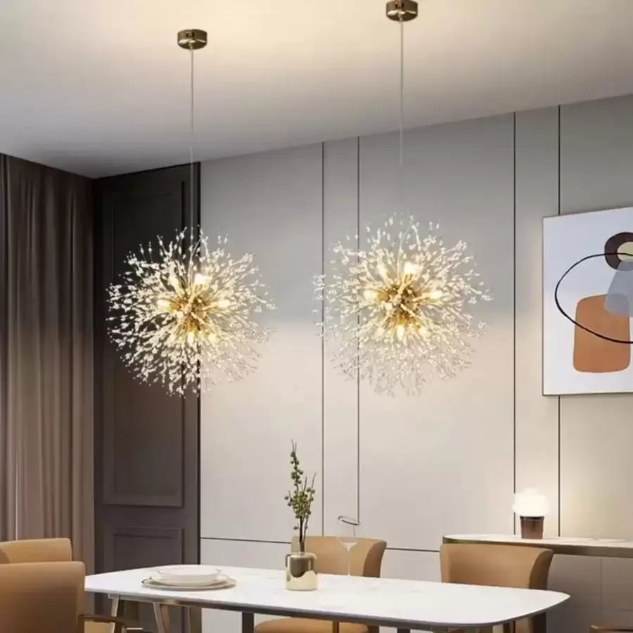 Schönbrunn Crystal Chandelier, 9x G9, Diameter 50 cm, Glossy Gold, Adjustable Height Modern Chandeliers Default Title Alessandro Design