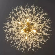 Schönbrunn Crystal Chandelier, 9x G9, Diameter 50 cm, Glossy Gold, Adjustable Height Modern Chandeliers Default Title Alessandro Design