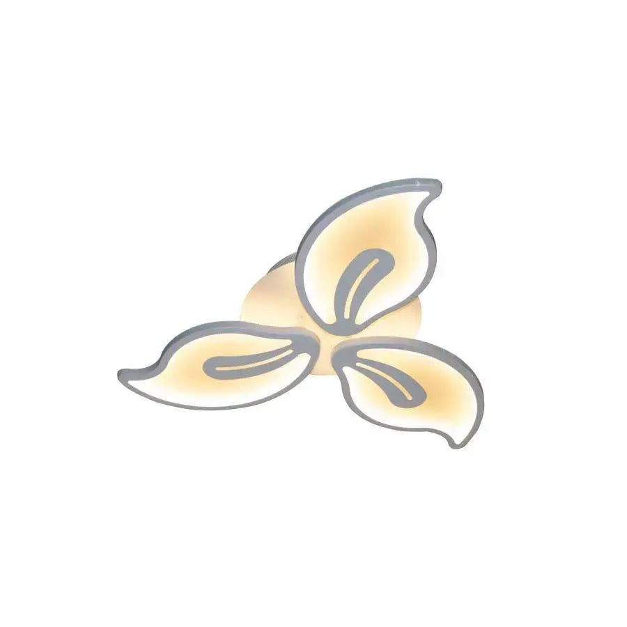 LED chandelier with remote control JASMINE 44W, 3 Petals, Cold/Warm/Neutral light, Dimmable, White LED chandelier with remote control Default Title Alessandro Design