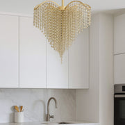 Ander Crystal Chandelier, 4xE14, Diameter 45cm, Gold Crystal Chandeliers Default Title Alessandro Design