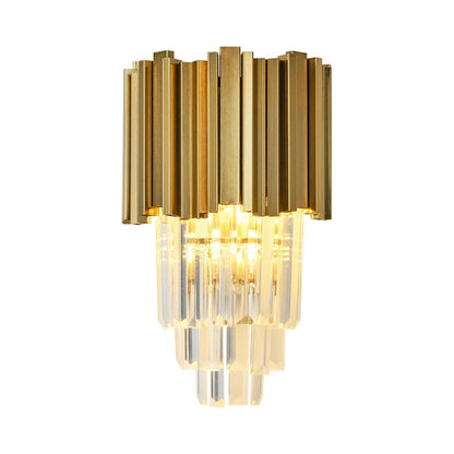 Aplica Candelabru Cristal BLOIS Piccolo, 2xE14, Auriu Aplice de Interior Default Title Alessandro Design
