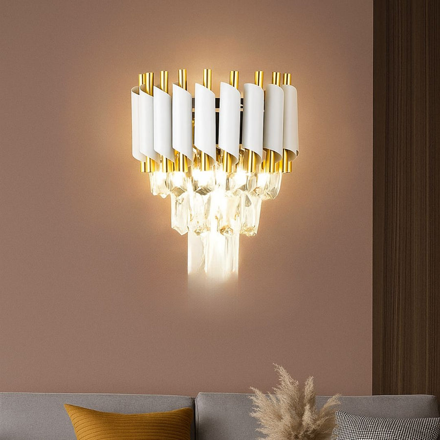 Aplica Candelabru Cristal VERSAILLES Piccolo, 2xE14, Alb Aplice de Interior Default Title Alessandro Design