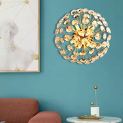 Crystal Chandelier MINUE, 4x G9, Diameter 35cm, Shiny Gold Crystal Chandeliers Default Title Alessandro Design