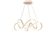 Suspended LED chandelier with remote control INFINITY HALO 69W, Cold/Warm/Neutral light, Dimmable, White, Height Adjustable LED Chandeliers with Remote Control Default Title Alessandro Design