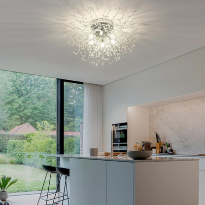 Crystal Chandelier RONDO Vivace, 6x G9, Diameter 50 cm, Shiny Gold Crystal Chandeliers Default Title Alessandro Design