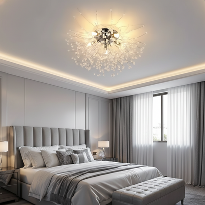 Crystal Chandelier RONDO Vivace, 8x G9, Diameter 60cm, Glossy Chrome Crystal Chandeliers Default Title Alessandro Design