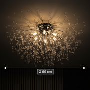 Crystal Chandelier RONDO Vivace, 8x G9, Diameter 60cm, Glossy Chrome Crystal Chandeliers Default Title Alessandro Design