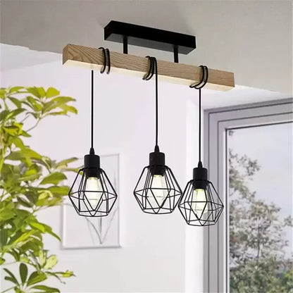 Marcellus Chandelier, 3x E27, Brown Black Industrial Chandeliers Default Title Alessandro Design