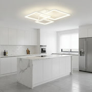 Lustra LED cu telecomanda ZOE, 60W, 3 Patrate, lumina Rece/Calda/Neutra, Dimabila, Alb Lustre LED cu Telecomanda Default Title Alessandro Design